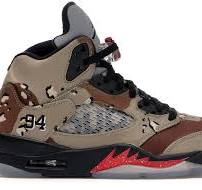 Jordan 5 Retro Supreme Desert Camo