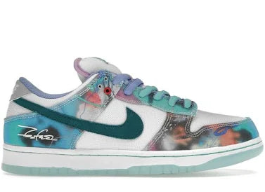Nike Men's SB Dunk Low Bleached Aqua Sneakers