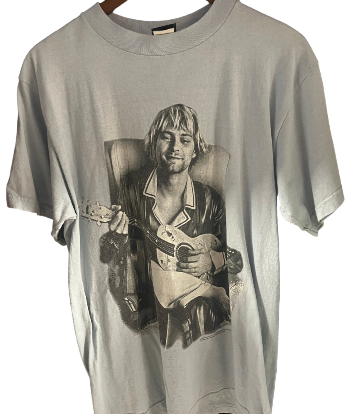 Kurt Cobain Vintage Shirt Blue