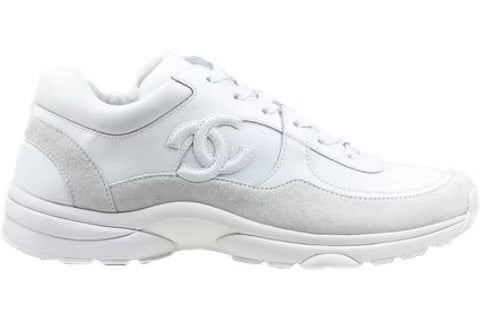 Chanel Suede & Leather CC Low Top Sneakers