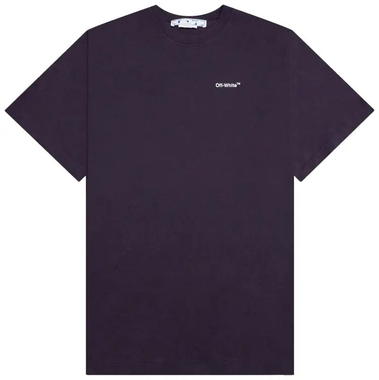 Off-White Caravaggio Crownin Skate Short-Sleeve Tee 'Aubergine'