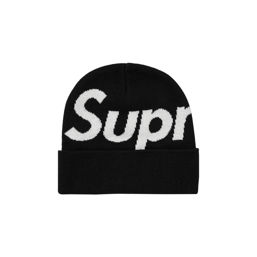 Supreme Big Logo Beanie - Black