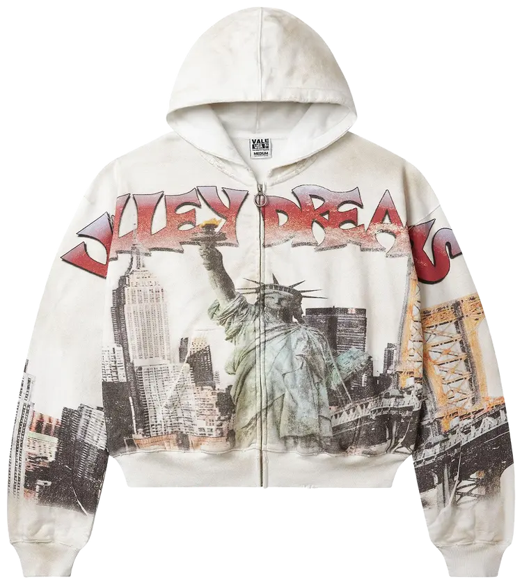 Vale Forever - NYC Zip Up White