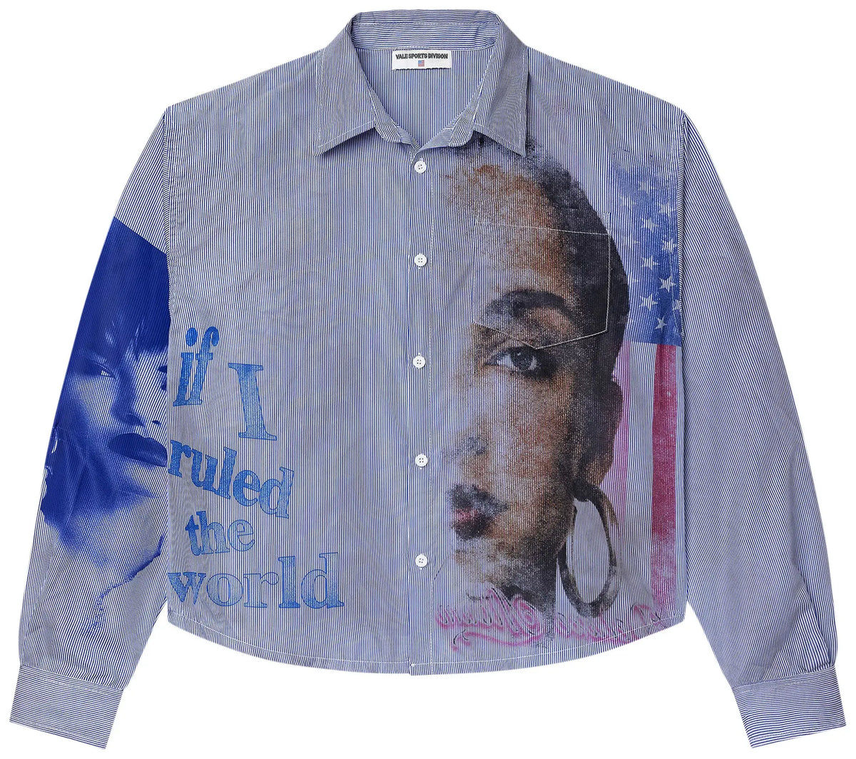 Vale Forever Freedom Button Up 'Stripped/Blue'