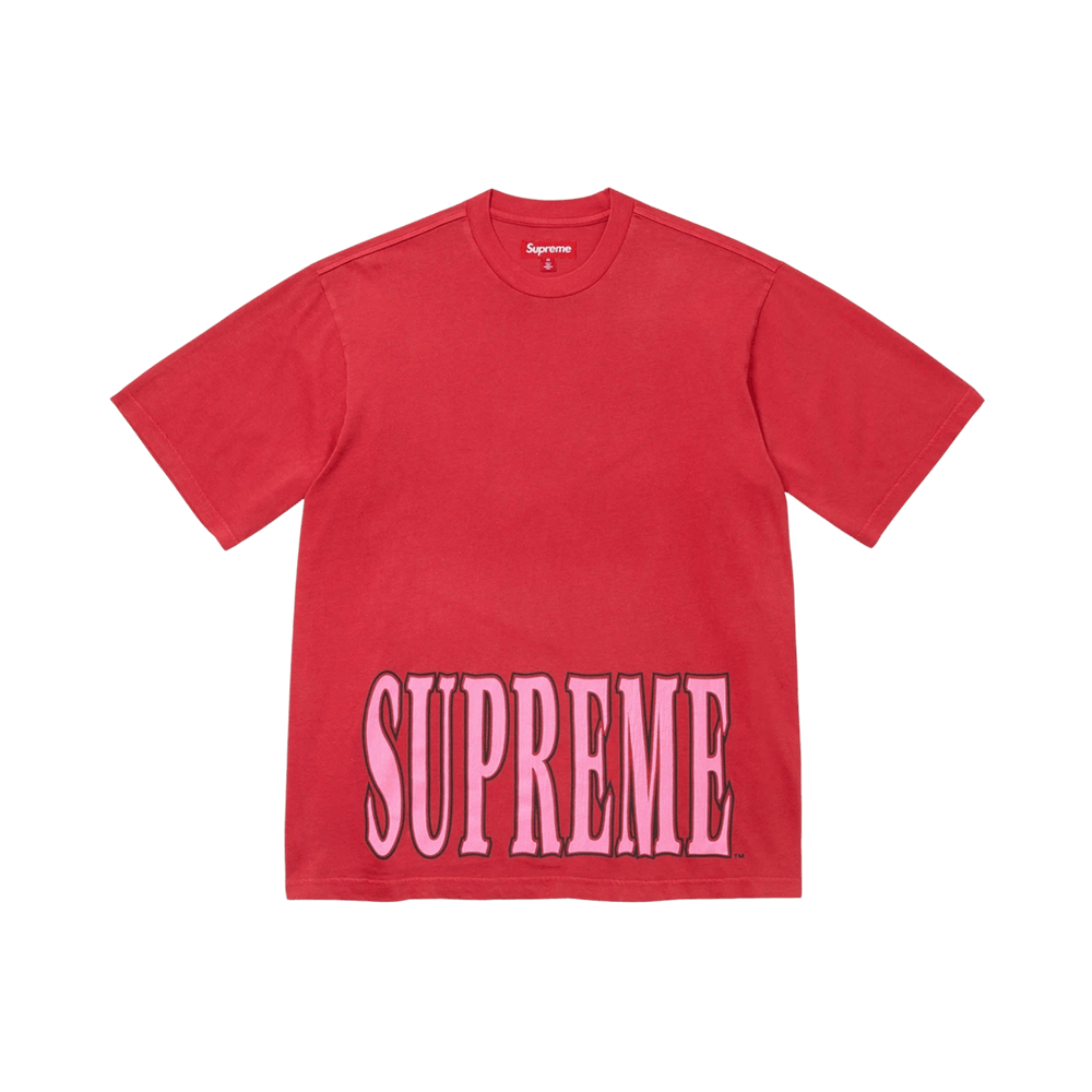 Supreme Cracked Stretch Short-Sleeve Top 'Red'