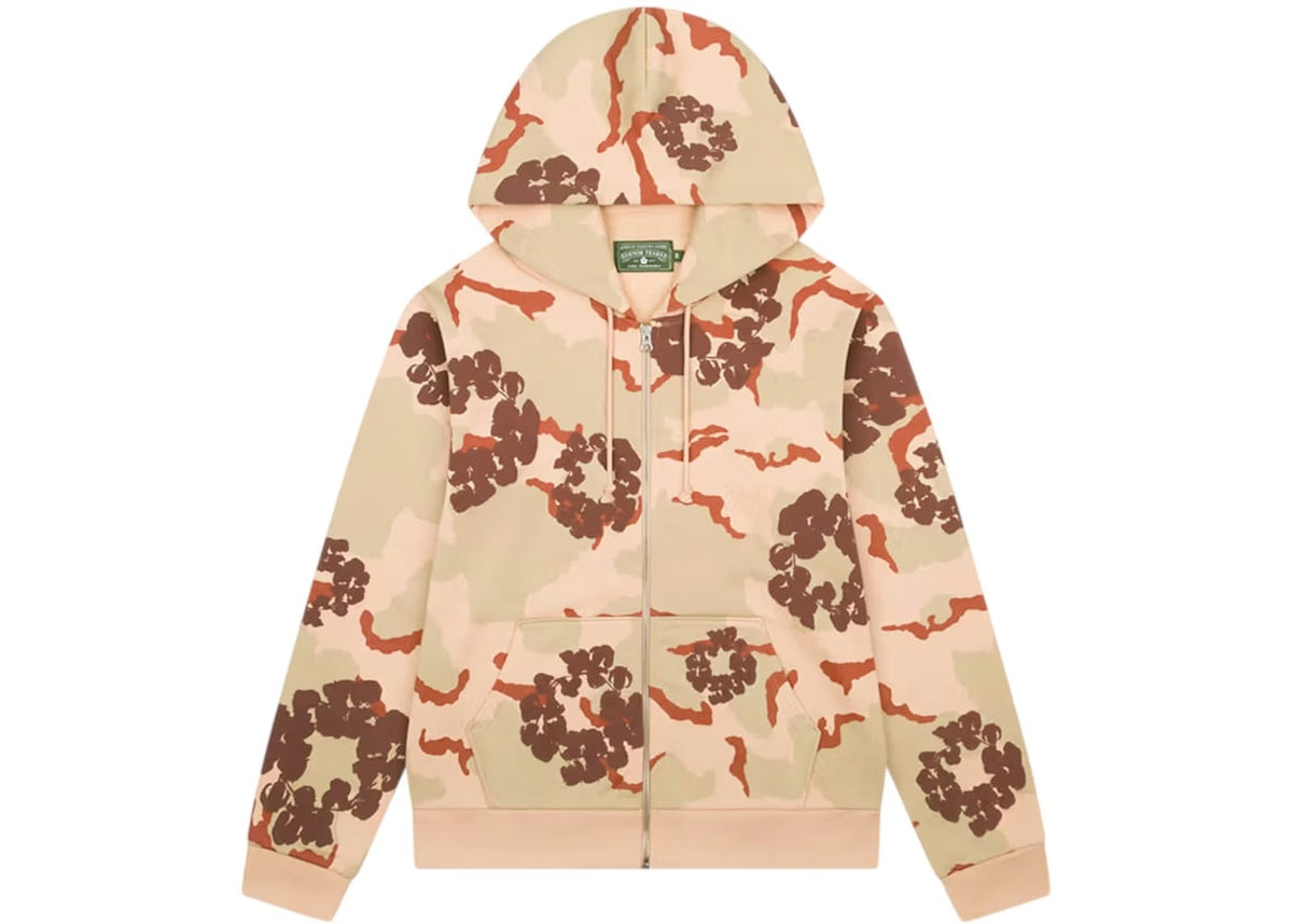 Denim Tears Cotton Wreath Camo zip-up