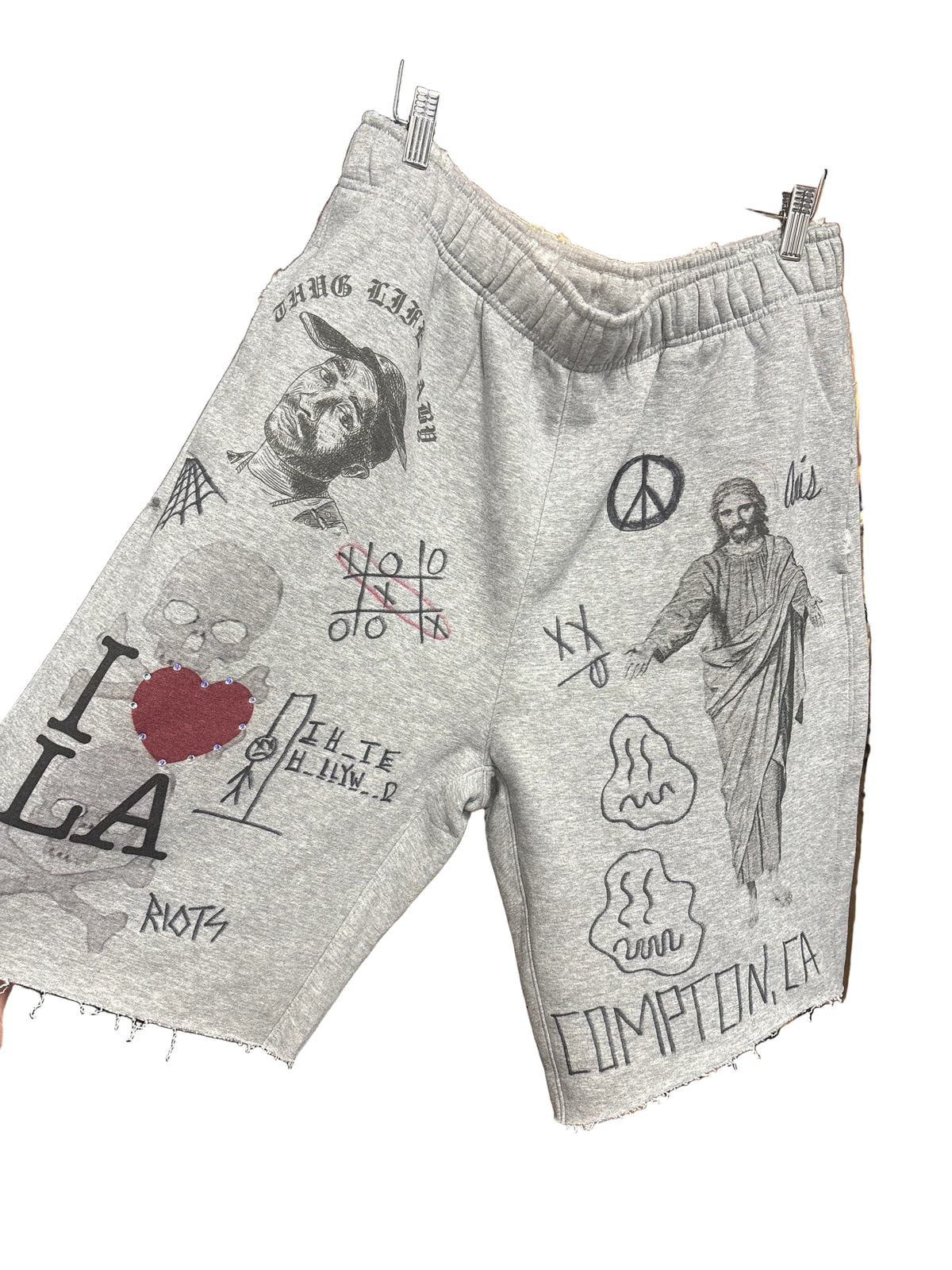 Amis Et Fleúrs - I Heart LA Shorts