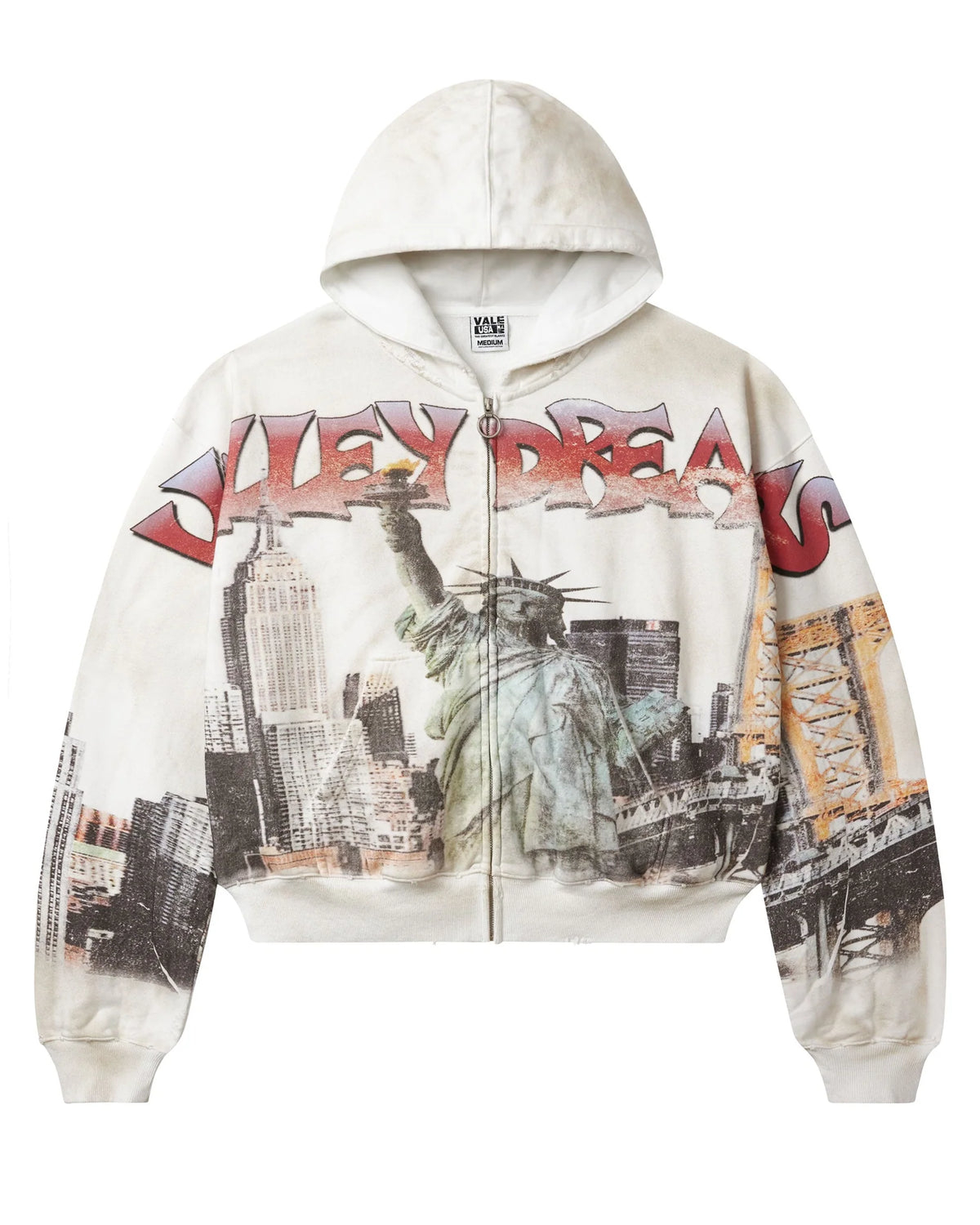 Vale Forever NYC Zip Up "White"