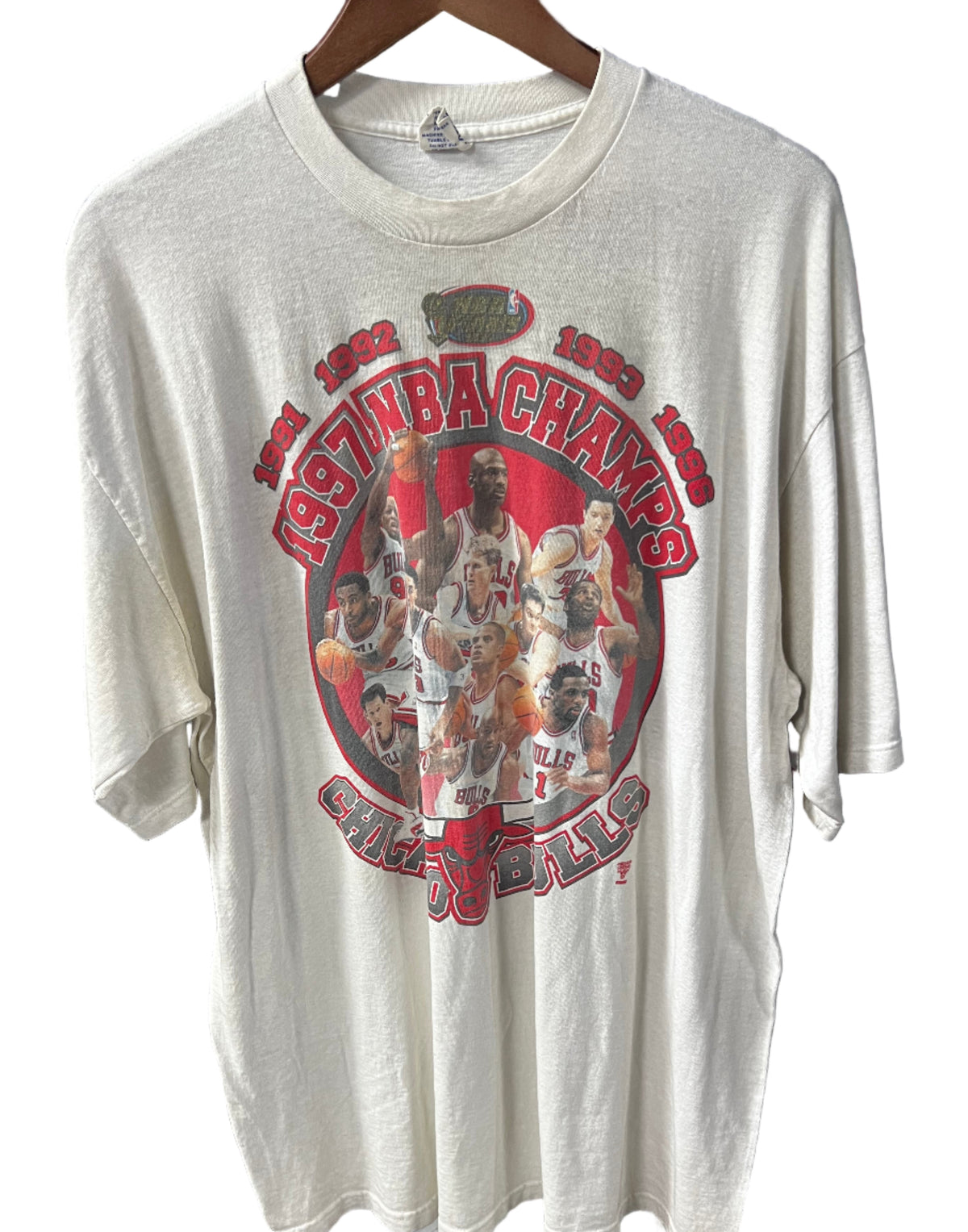 Bulls 91-96 Champs Vintage T Shirt
