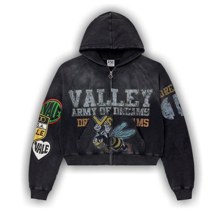 Vale ‘Army’ Zip up jacket