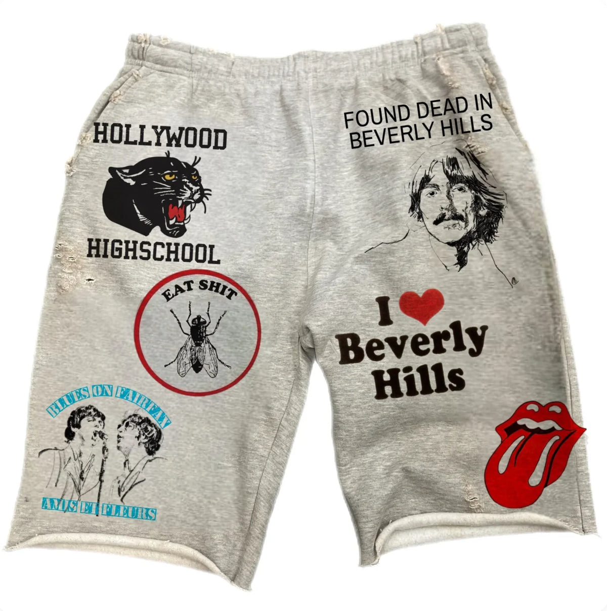 Amis Sketchbook Sweat Shorts