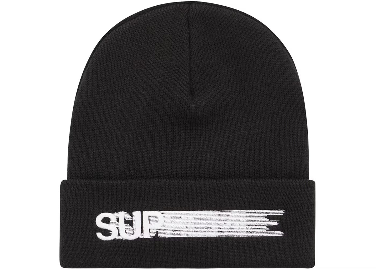 Supreme Motion Logo Beanie Black
