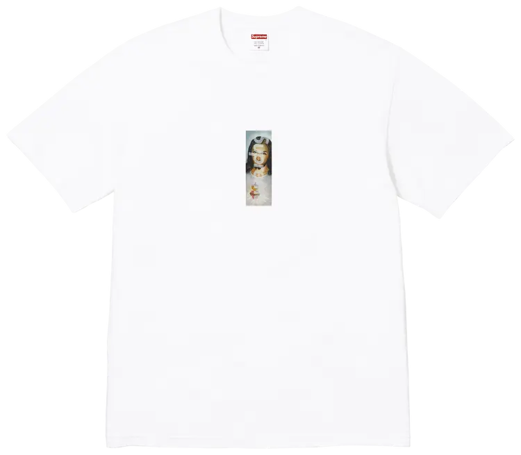 Supreme Prayer Card Box Logo Tee White