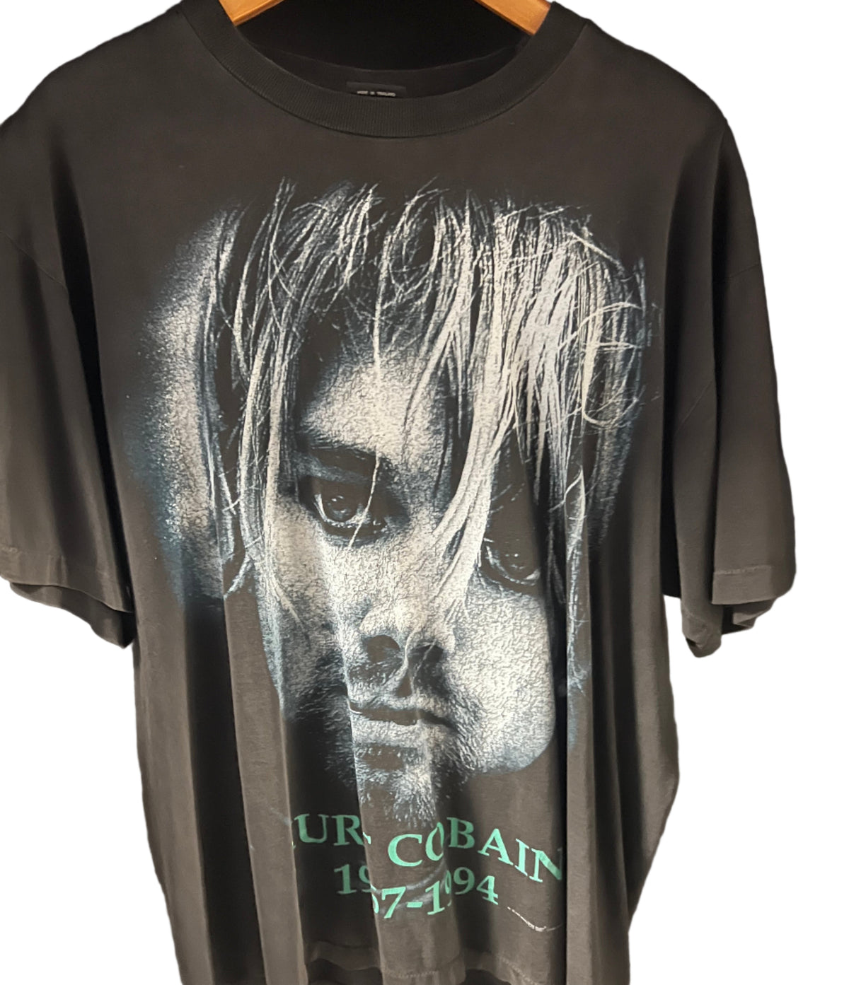 Kurt Cobain Big Head T Shirt Memorial