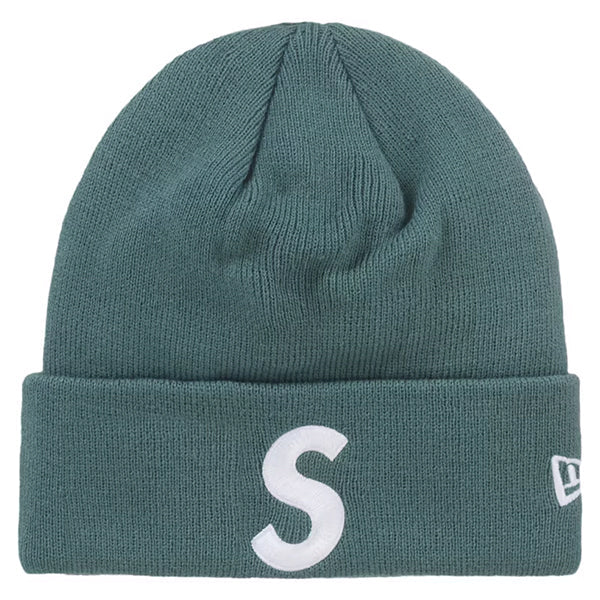 Supreme S Logo Beanie Green
