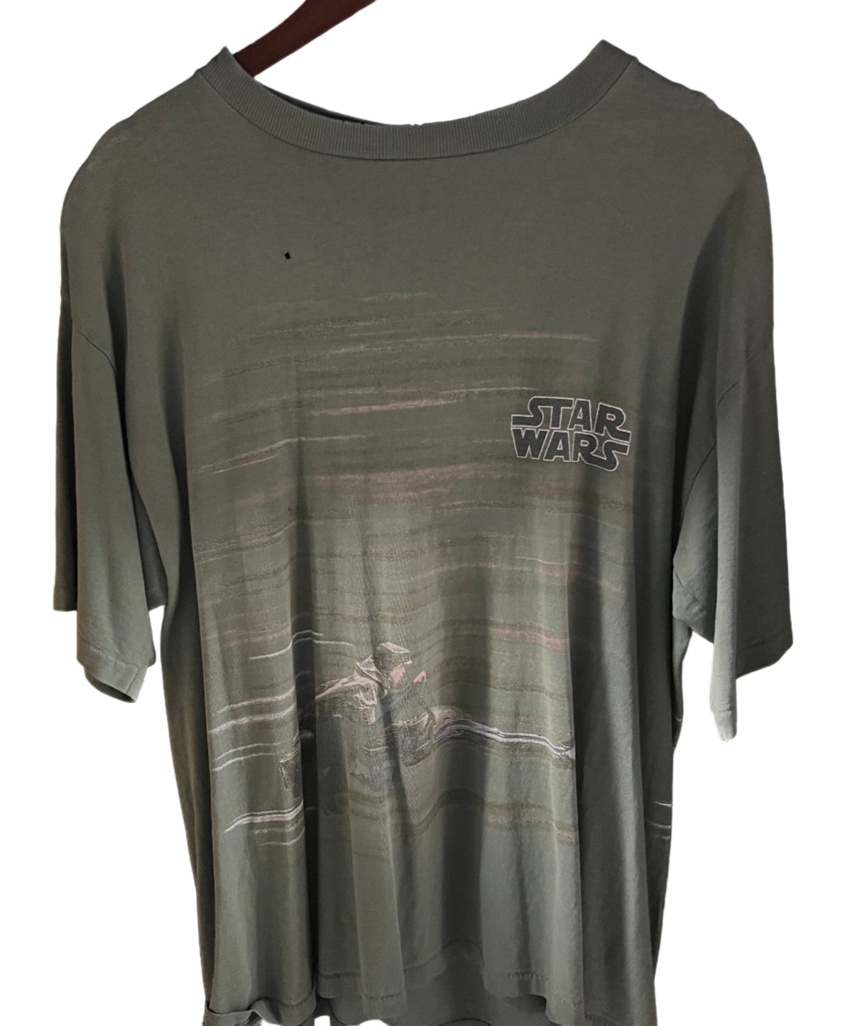 Star Wars Movie Promo Green Speeder T Shirt