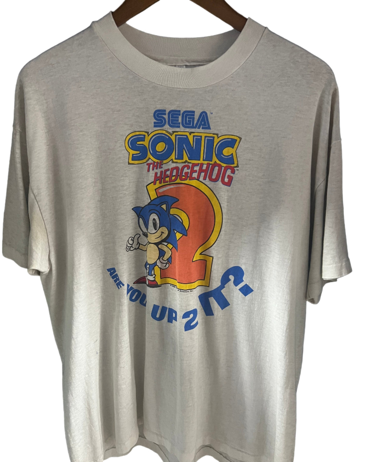 Sega Sonic 2 Promo T Shirt