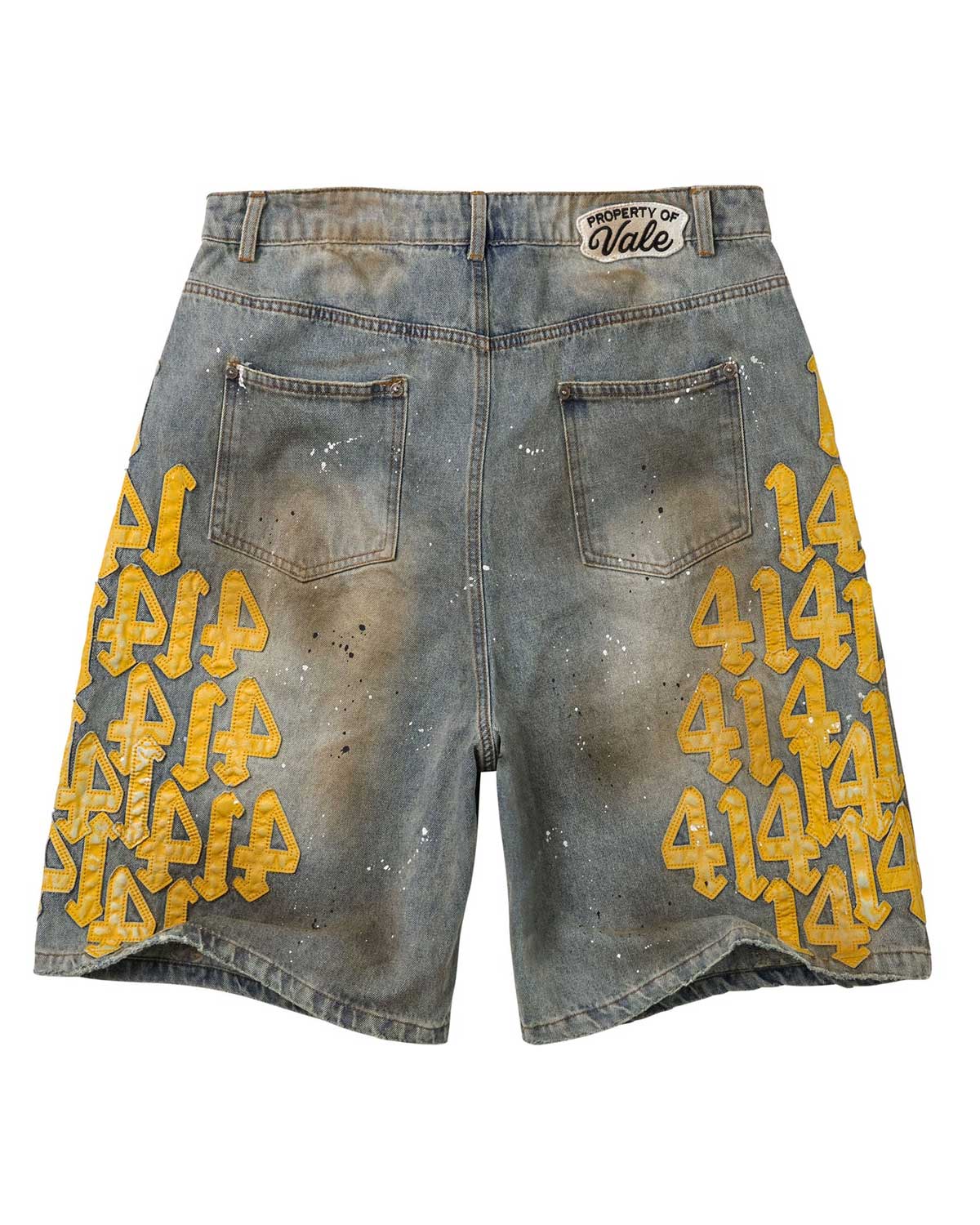 VALE FOREVER LUCKY CHARMS JORTS BLUE/YELLOW