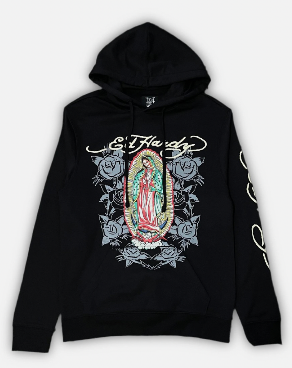 Ed Hardy - Women’s ‘Mary’ Hoodie [Black]