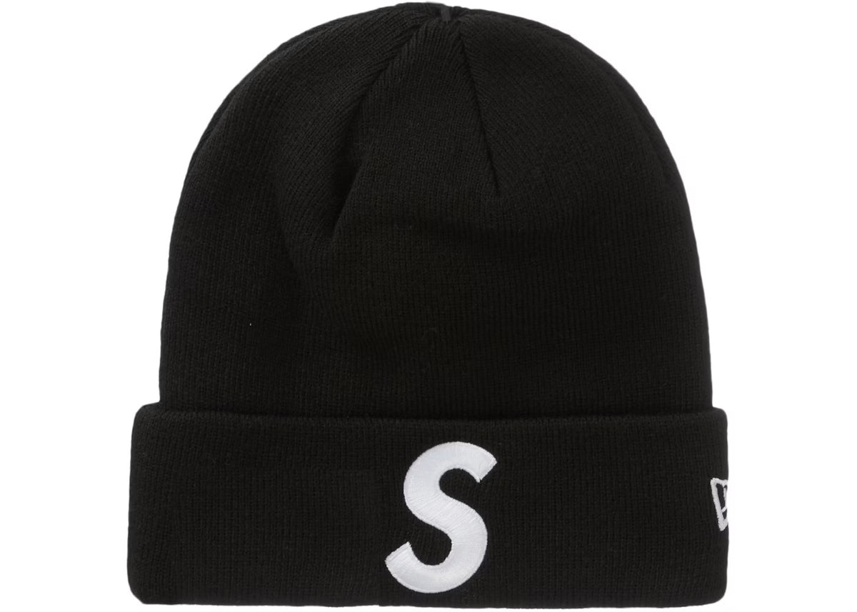 Supreme S Logo Beanie Black