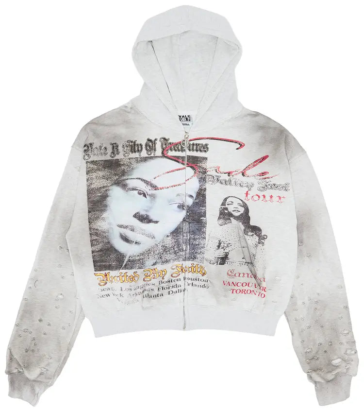 Vale Valley Fest Zip Grey
