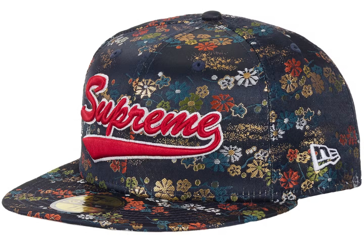 Supreme Floral Jacquard New Era 59Fifty Fitted Hat - 7-1/4 SIZE