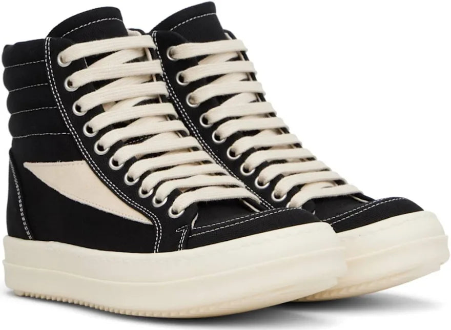 Rick Owens Vans High Top Black