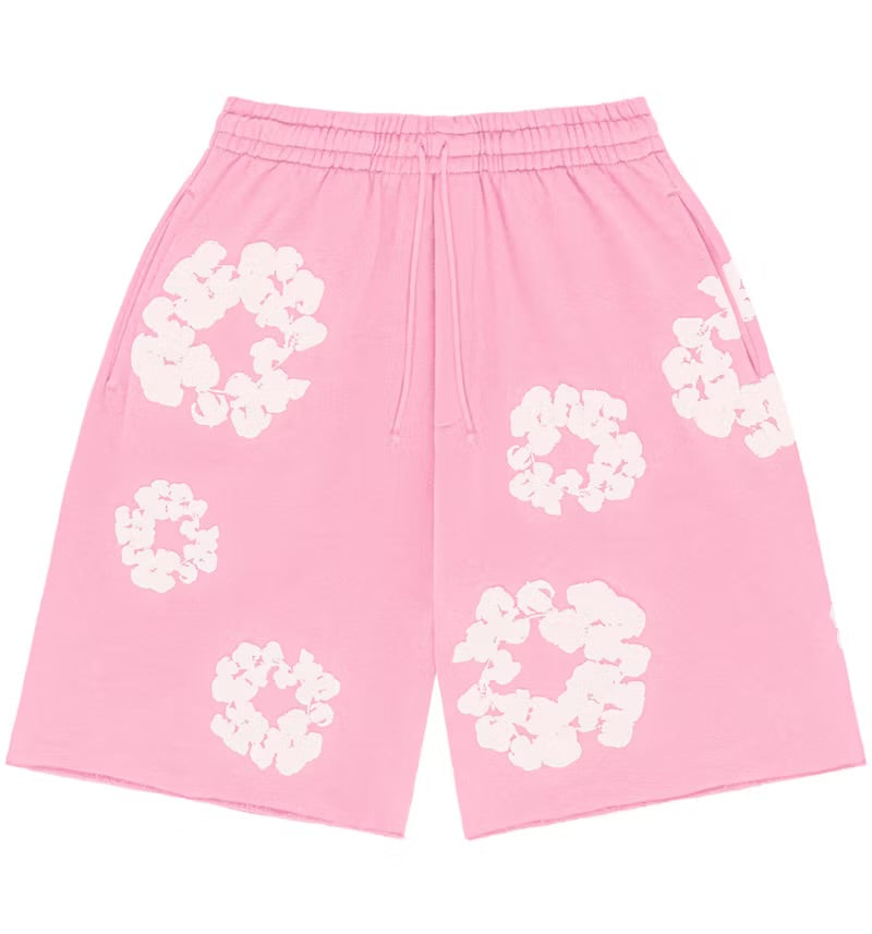 Denim Tears The Cotton Wreath Shorts Pink