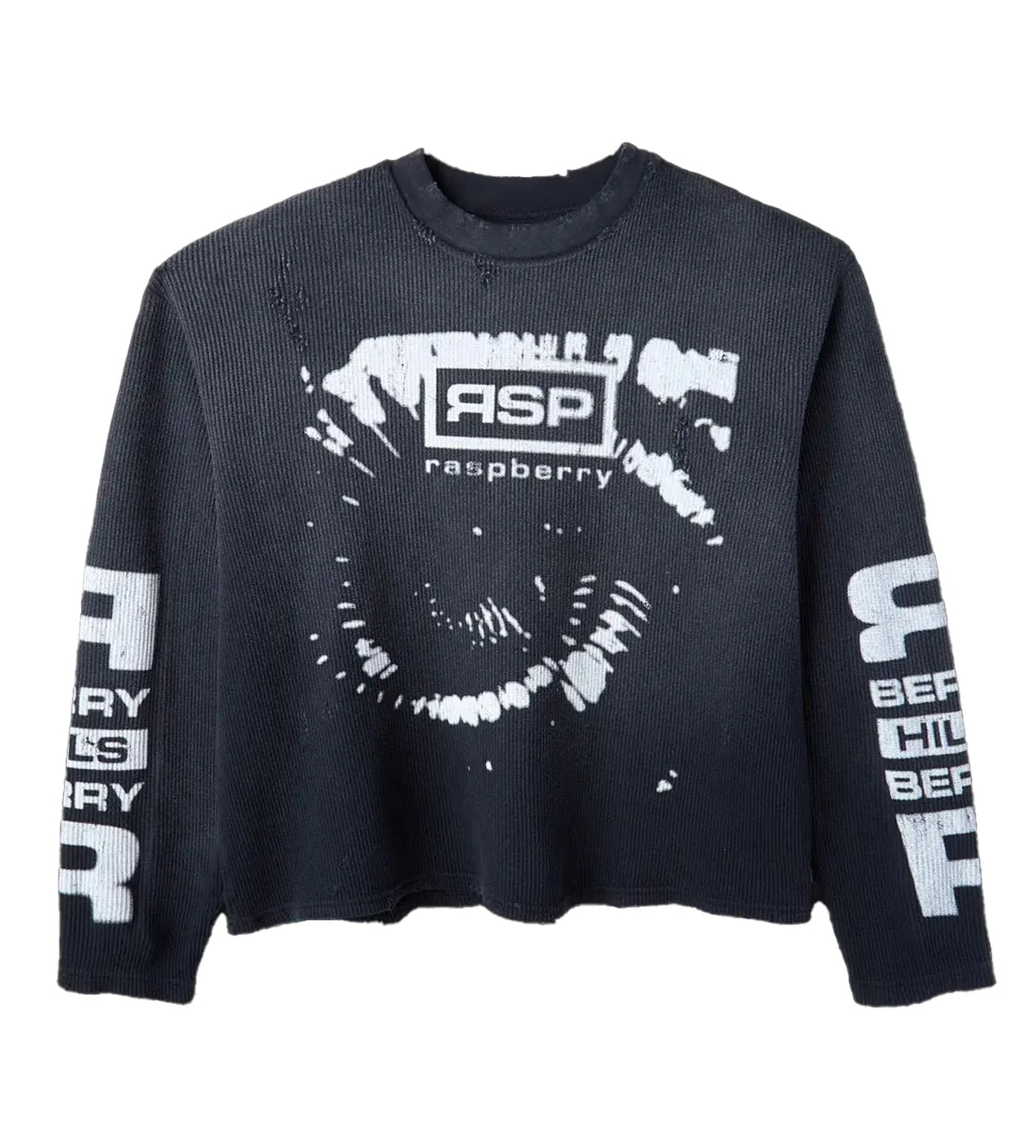 GV GALLERY RSP CROP THERMAL BLACK