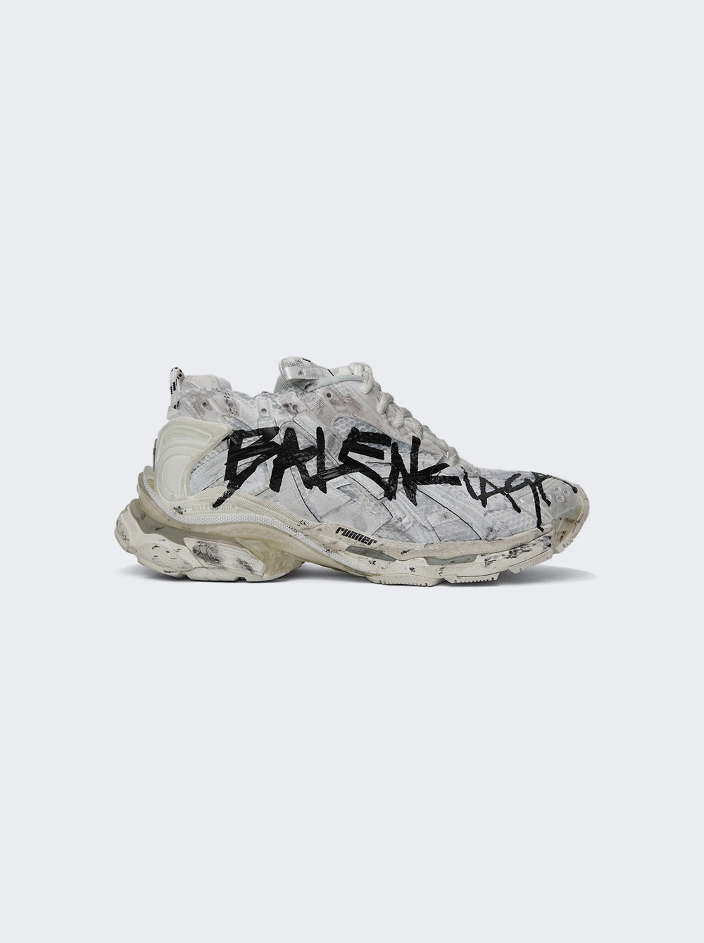 Balenciaga Runner Graffiti Sneakers White