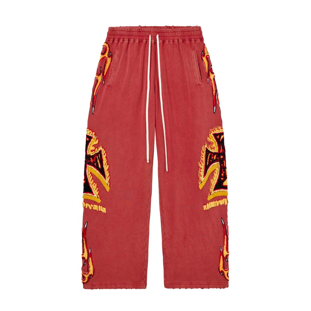 Vale Forever - LA Flare Sweatpants Red