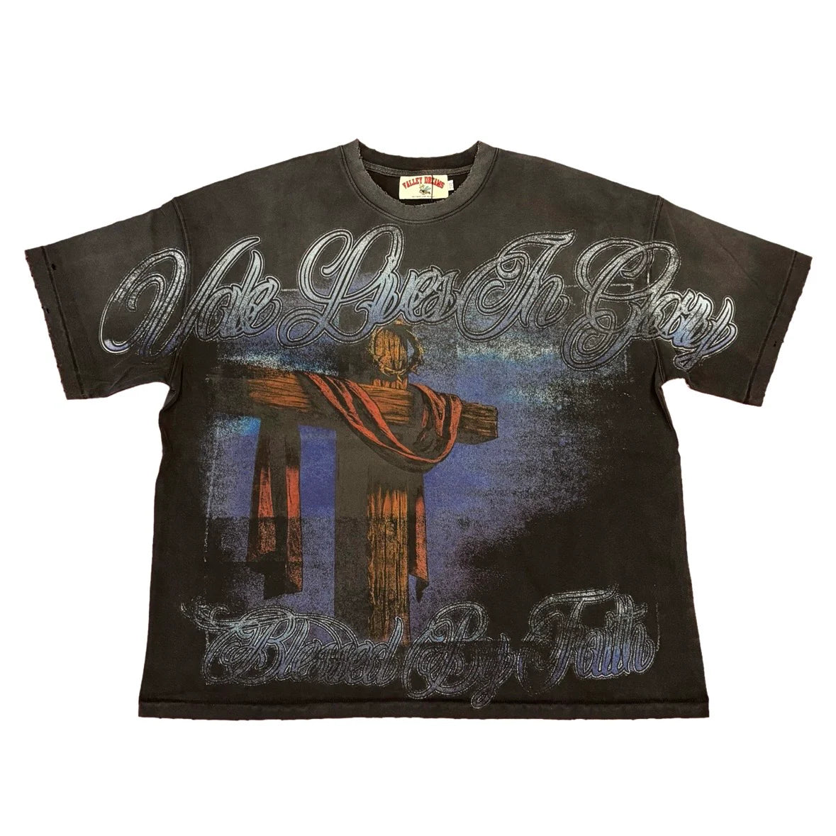 Vale Black Blessed by Faith T-Shirt