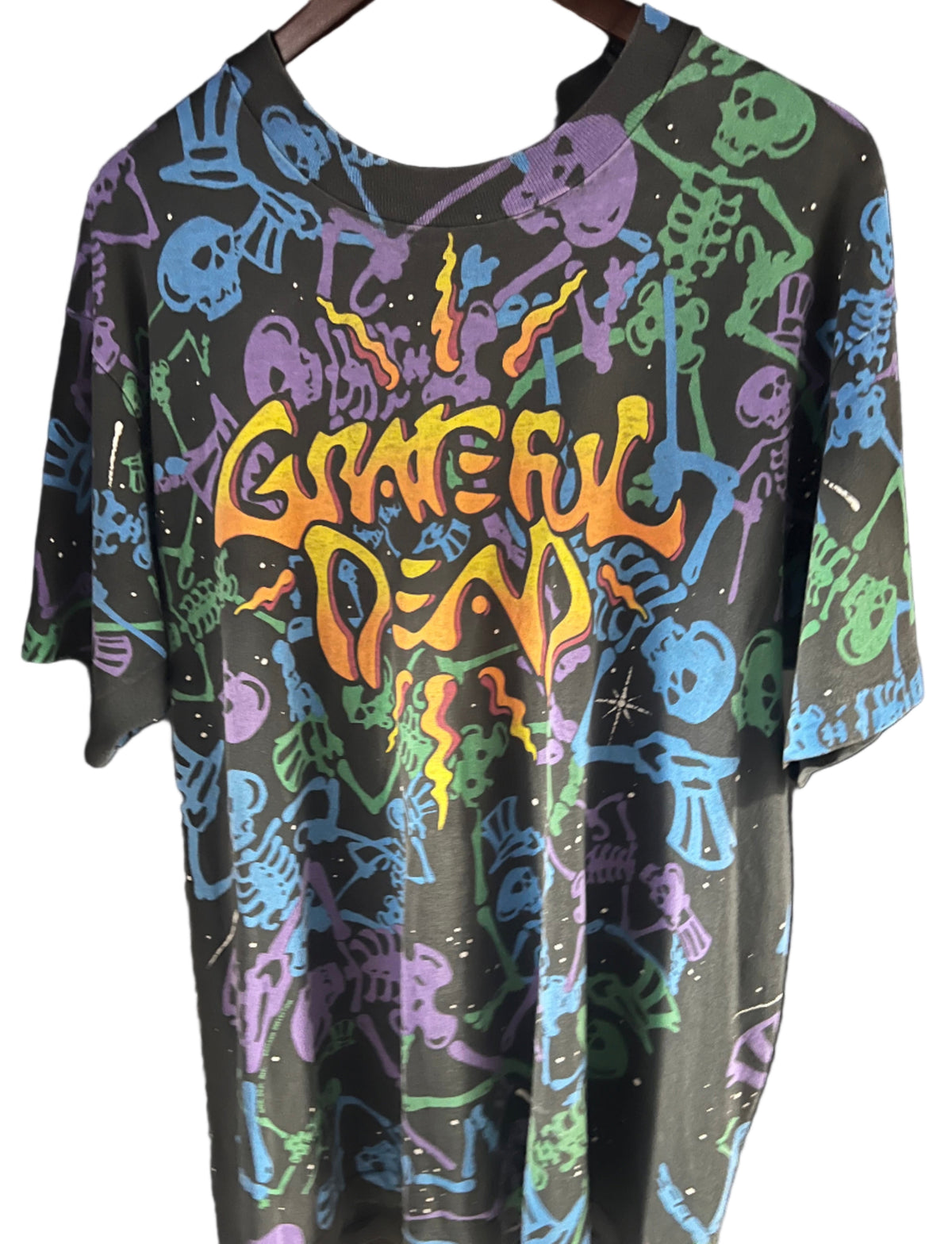 Dancing Skeletons Greatful Dead Aop T Shirt