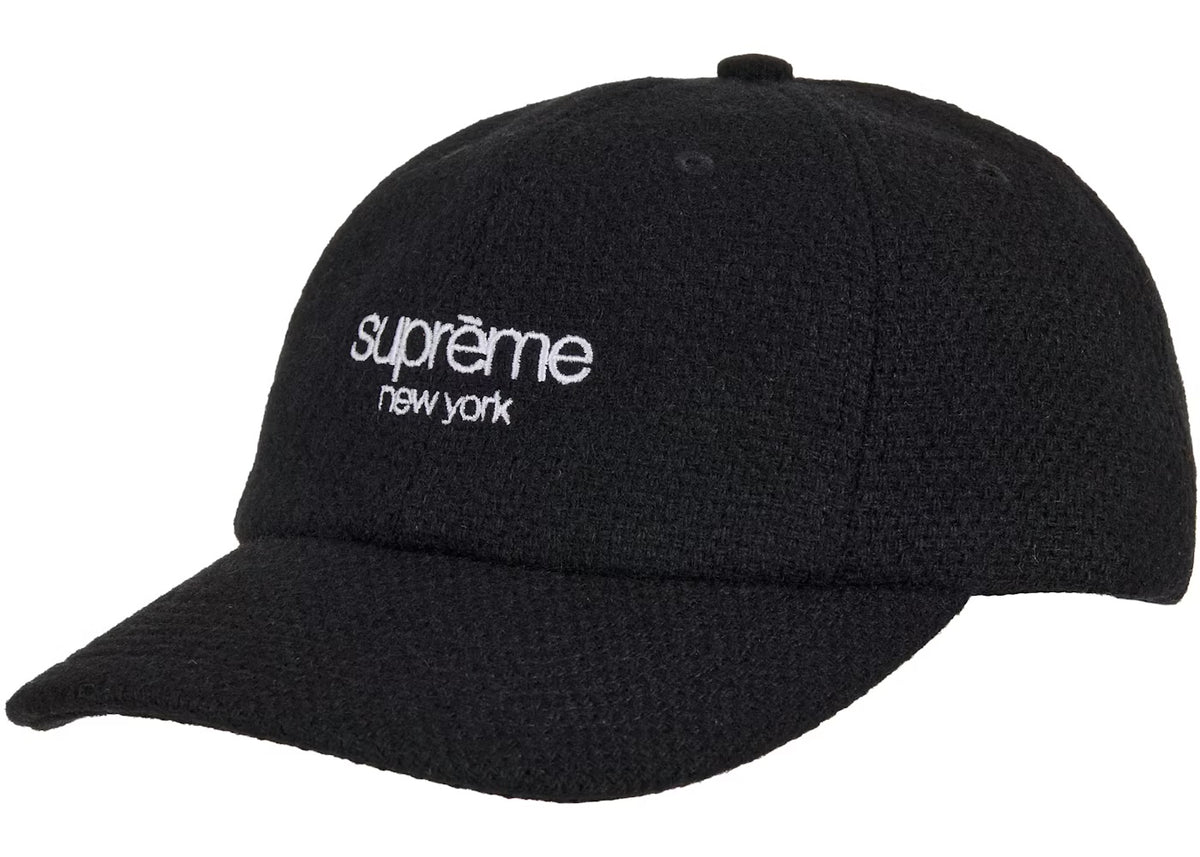 Black Supreme Harris Tweed 6-Panel cap
