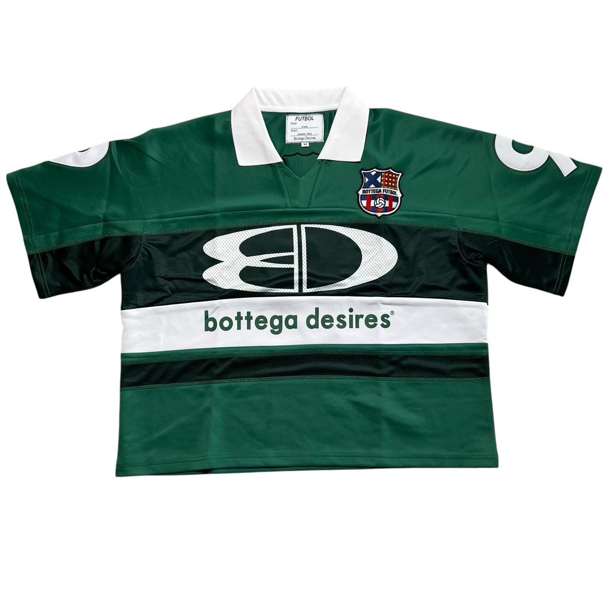 Bottega Desires Futbol Jersey Green