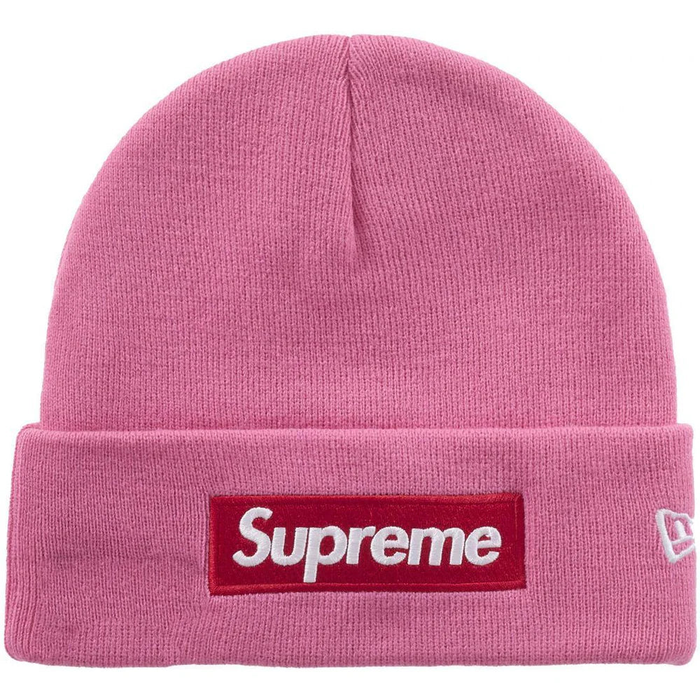 Supreme Box Logo Beanie Pink