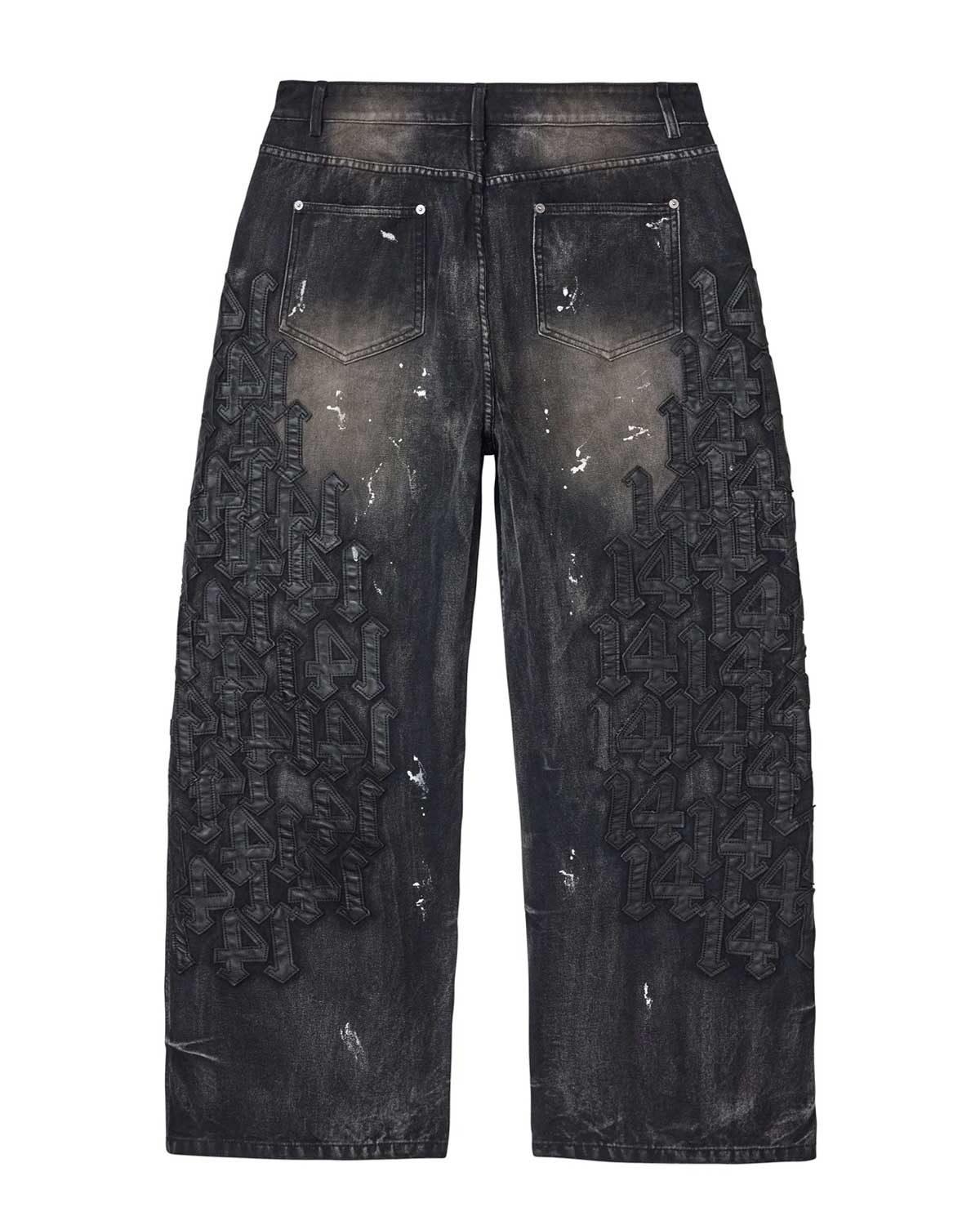 Vale Black Cat Denim Pants