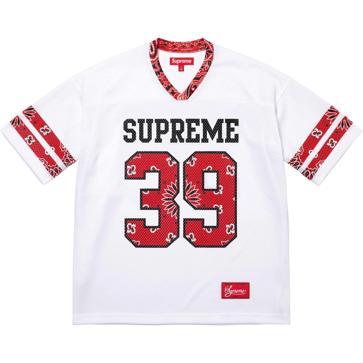 SUPREME BANDANA FOOTBALL JERSEY