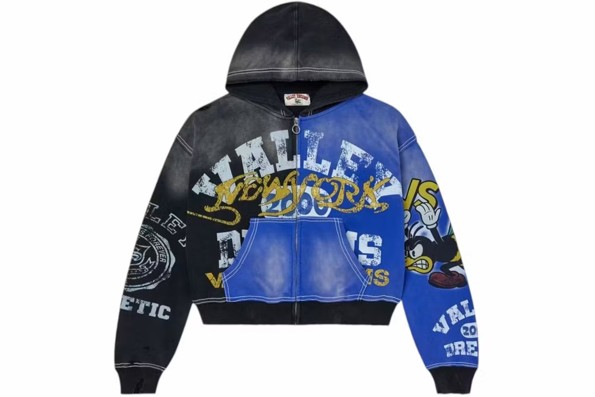 Vale Forever Bipolar Big Zip Up Hoodie