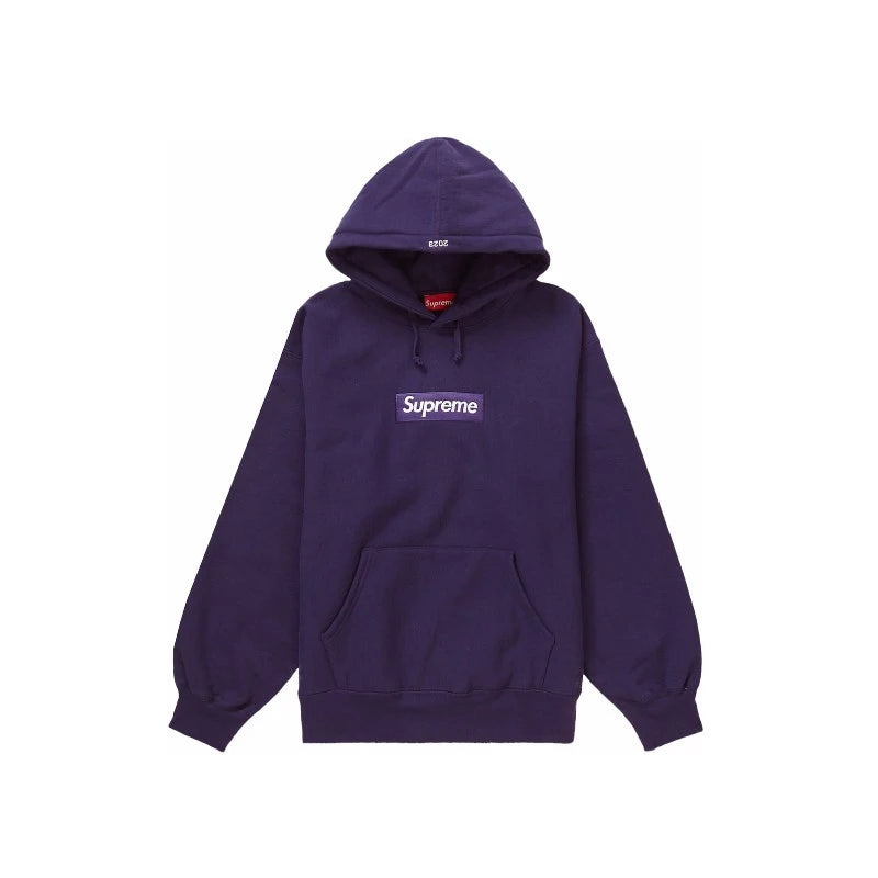 Supreme Box Logo Hoodie Purple