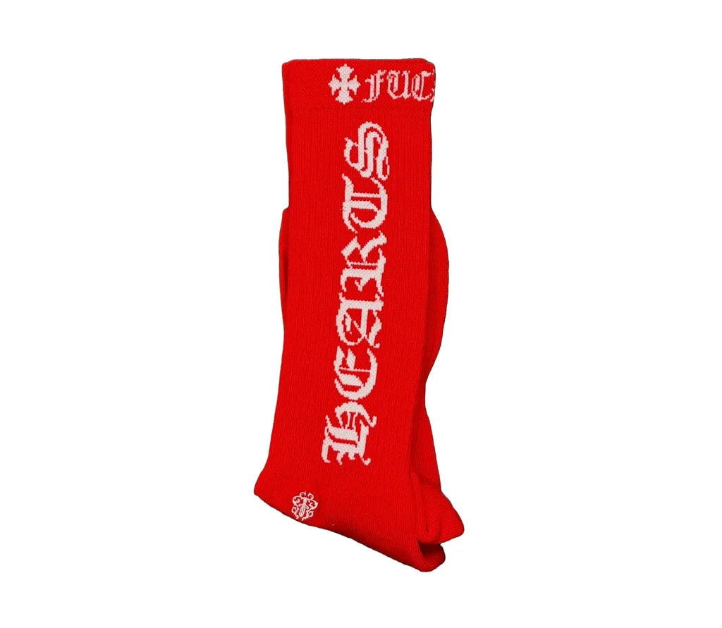 CHROME HEARTS 'CH' LOGO SOCKS (SOLID)
