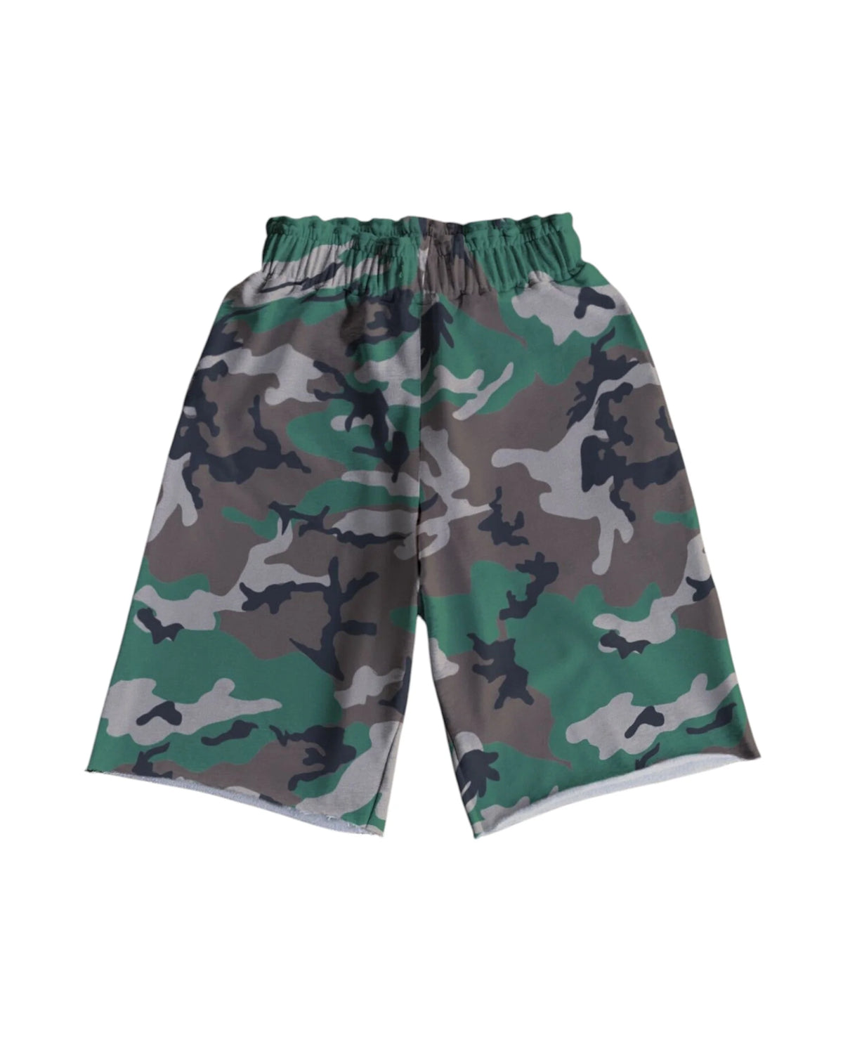 Bravest Studios Woodland Camo Baggy Sweatshorts