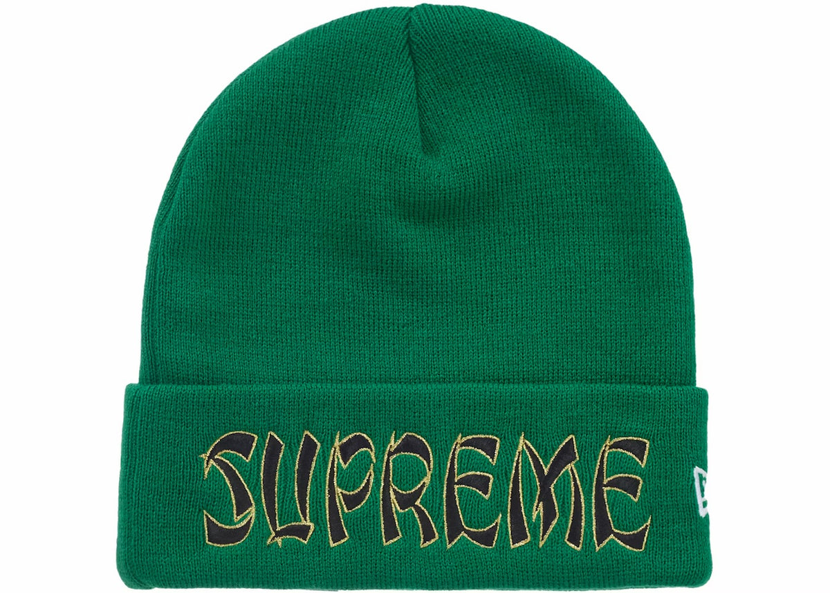 Supreme New Era Action Beanie Green