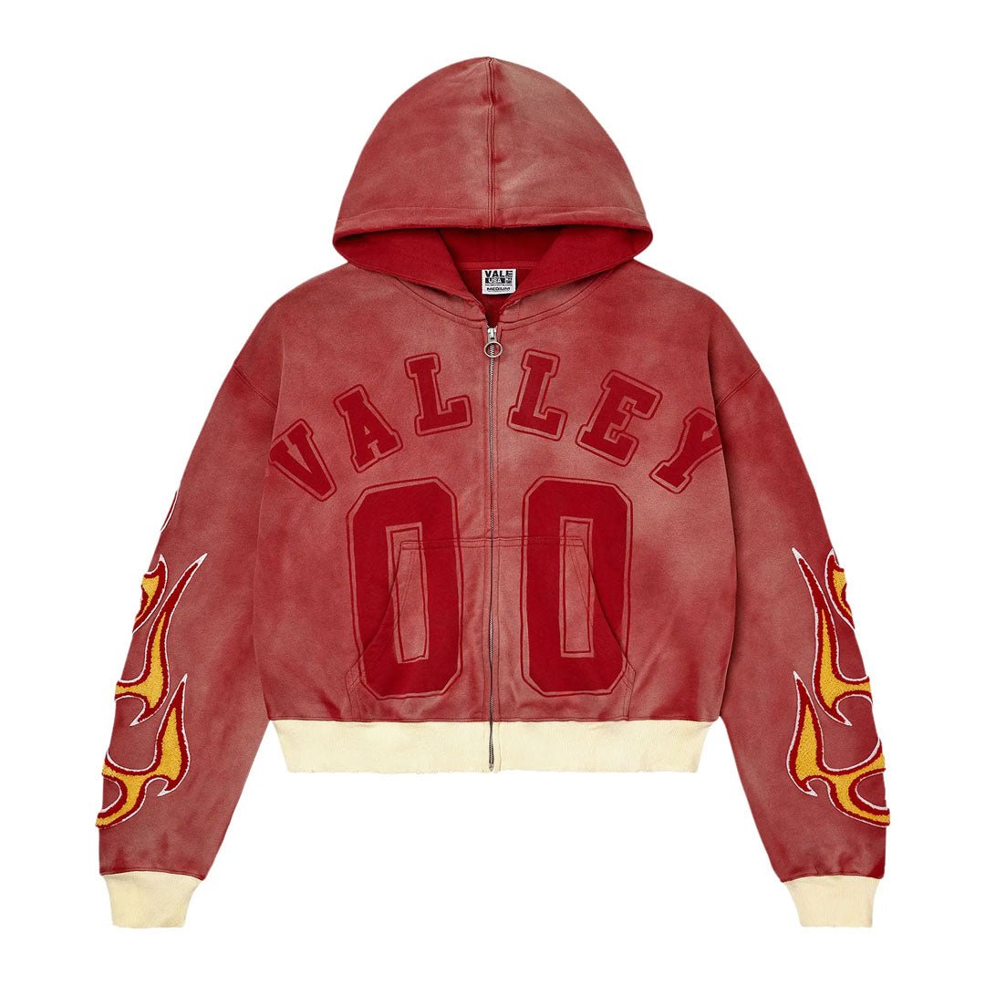 Vale Forever - Chimera Zip Up Hoodie 'Red'