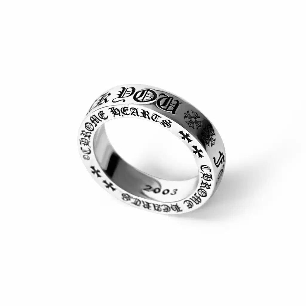 Chrome Hearts 'Fuck You' Ring