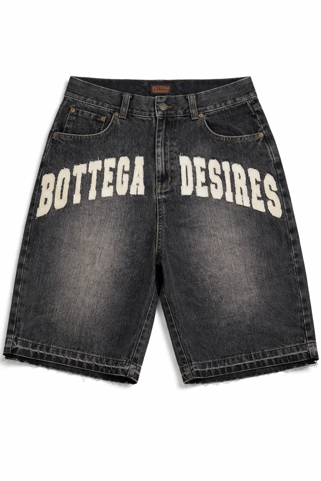 Bottega Desires Denim Shorts Black