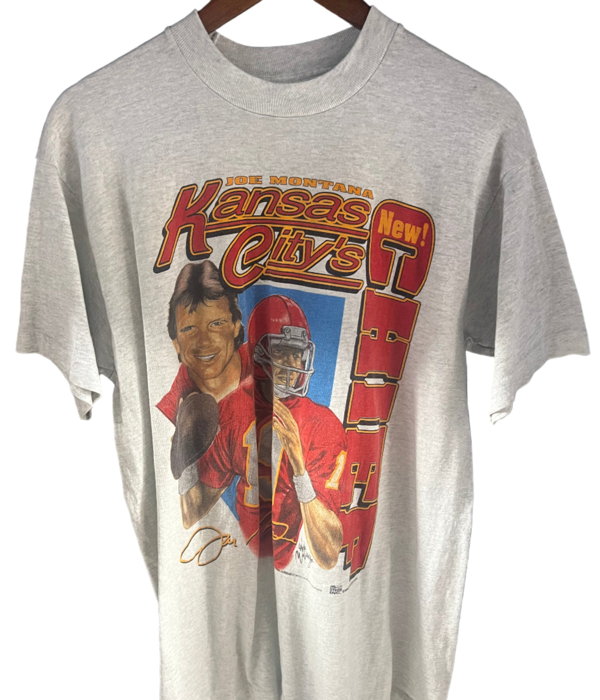 Chiefs Joe Montana Vintage T Shirt