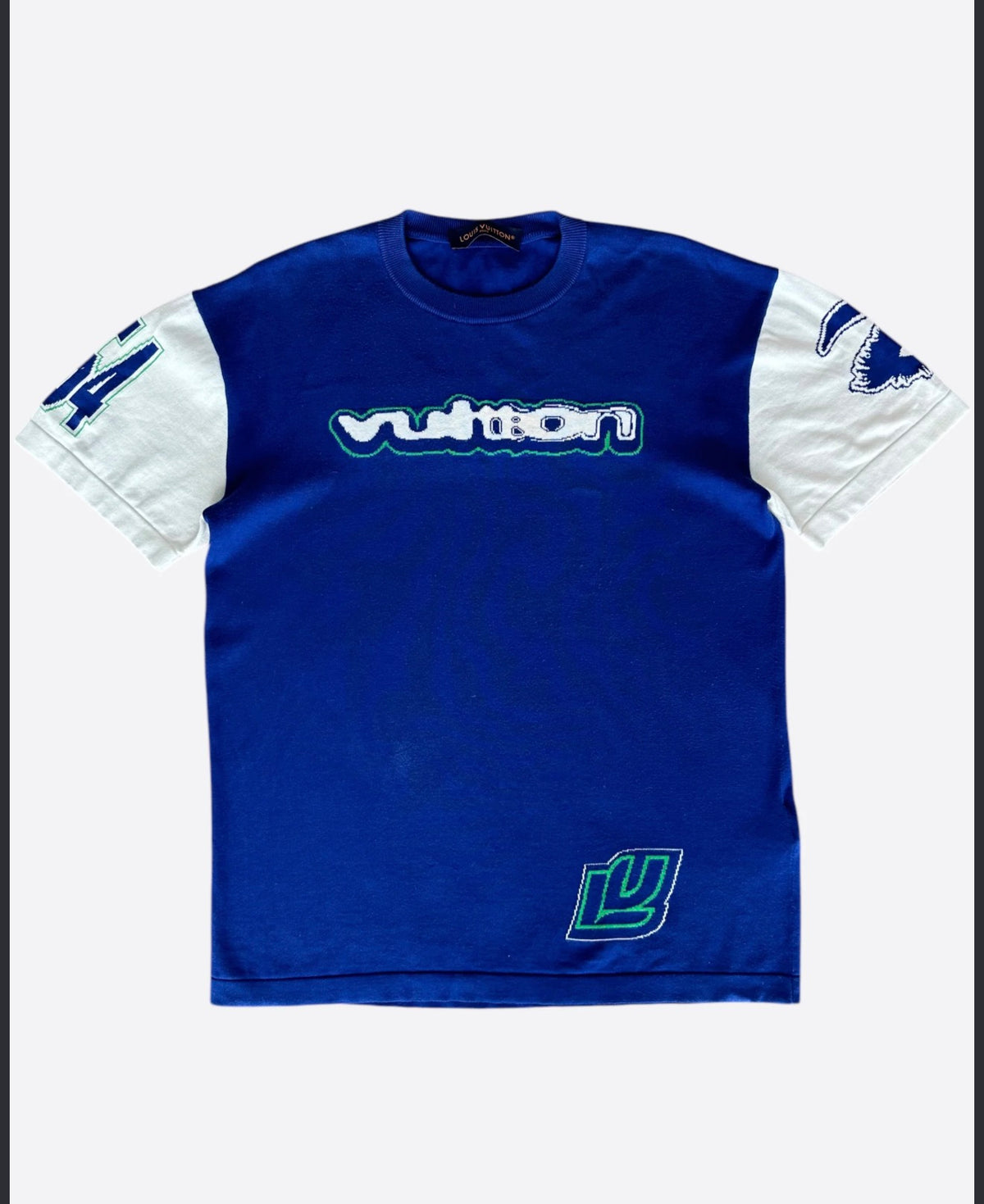 Louis Vuitton Blue & White ‘Intarsia’