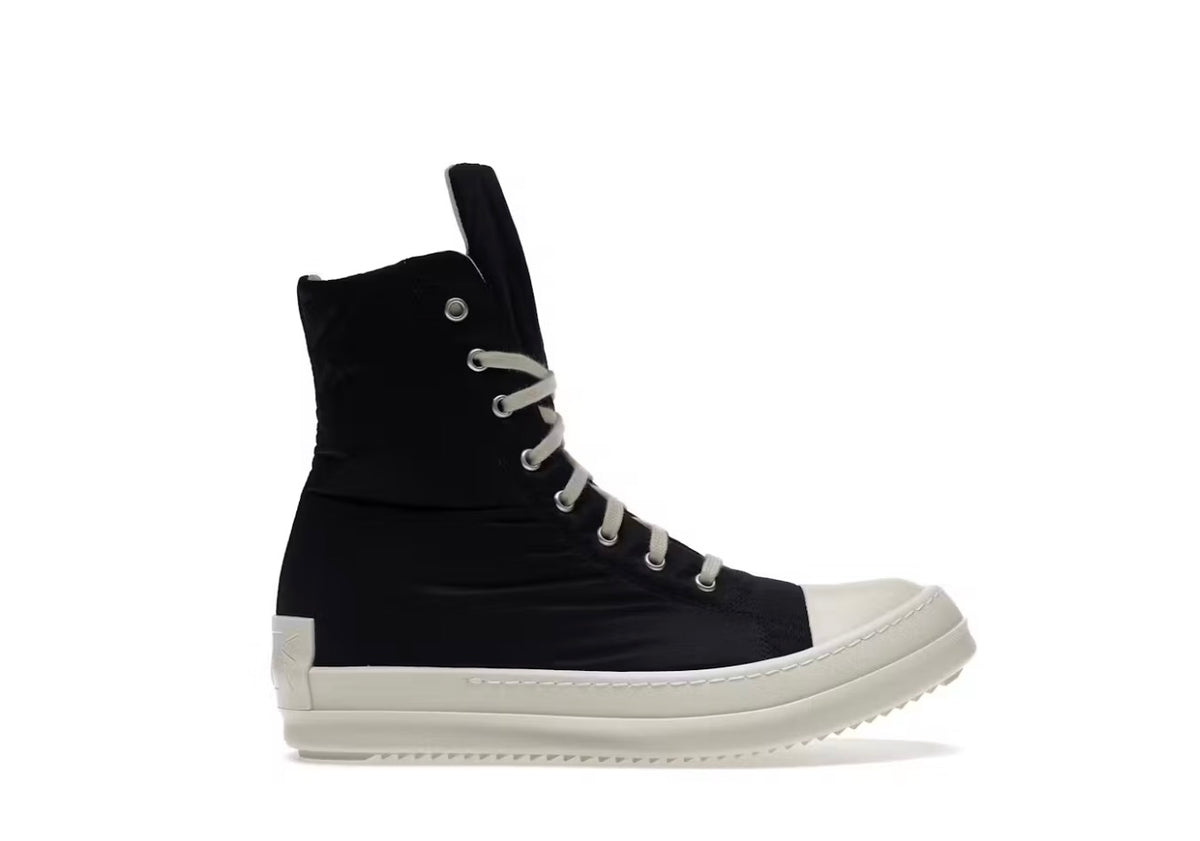 Rick Owen’s Black Milk High Top Sneaker