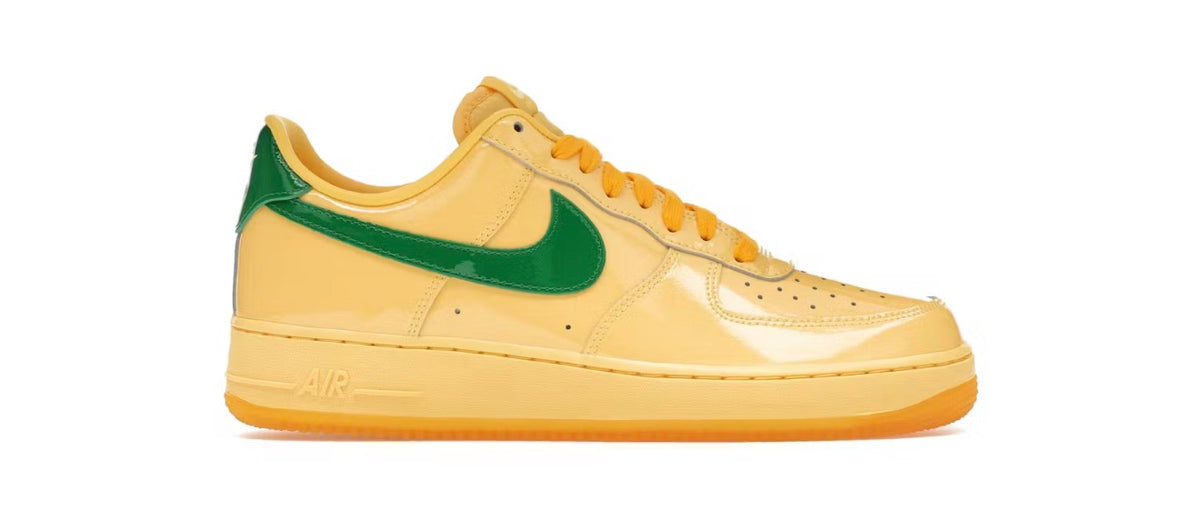 Nike Air Force ‘Patent Gold Pine Green’